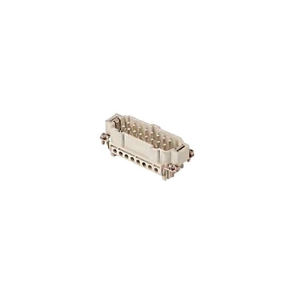 Molex Gwconnect Screw Terminal Insert, Male, 16-Pole, 16A, Numbered 1-16, With Wire Protection - 7316.6105.4