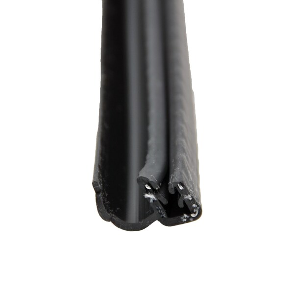 Ap Products AP Products 018-1894 "J" Bulb Seal with Slide-On Clip - 1" x 3/4" x 28', Black - 018-1894
