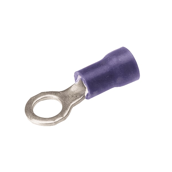Burndy TNC RING TONGUE TERMINAL, 16-14 AWG 12-1/4" BOLT, BLU - TP14-14