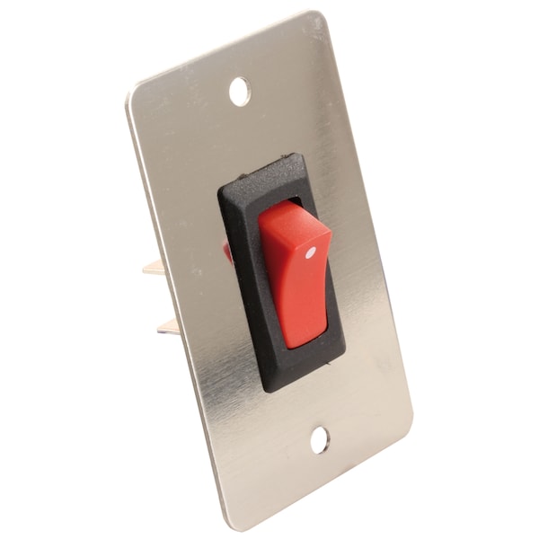 Jr Products JR Products 13885 On/Off Switch with Chrome Face Plate - 13885