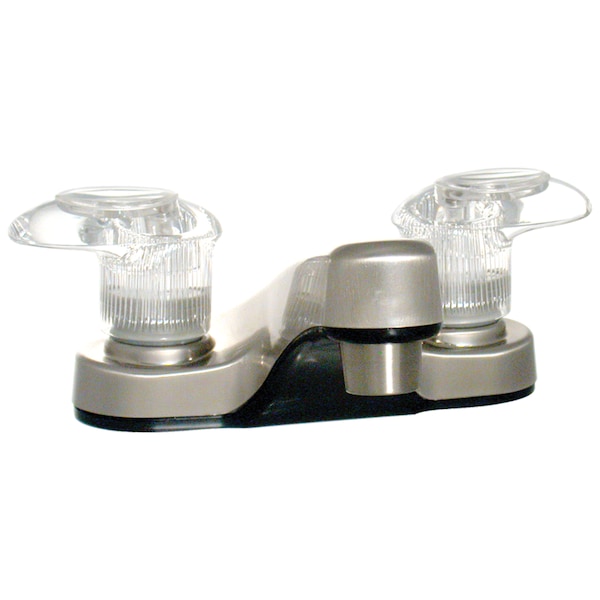Valterra PF222401 Catalina Two-Handle 4" Bathroom Faucet w 2" Spout-Brushed Nickel - PF222401