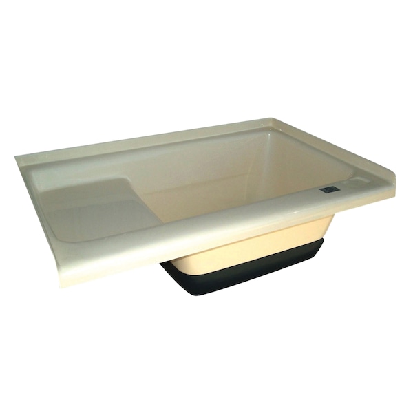 Icon Icon 00475 Sit-In Step Tub with Right Hand Drain TU500RH - Colonial White - 00475
