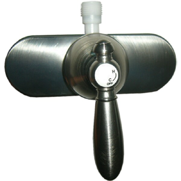 Empire Brass U-YSL53VBNLVR-E RV Non-Metallic Shower Valve w Single Lever Handle&Vacuum Breaker 4"-Brushed Nickel - U-YSL53VBNLVR-E