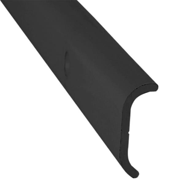 Ap Products 16 ft. Black Aluminum Short Leg Non Insert Trim - 021-86002-16