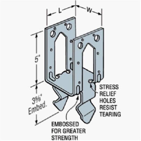Simpson Strong-Tie Simpson Strong Tie PB44Z 4 x 4 in. Post Base - 717746