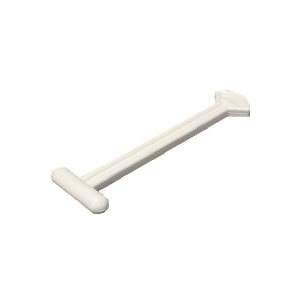 Lippert 6IN POLAR WHITE COMPOSITE IN TIN -STYLE DOOR HOLDER - 381411