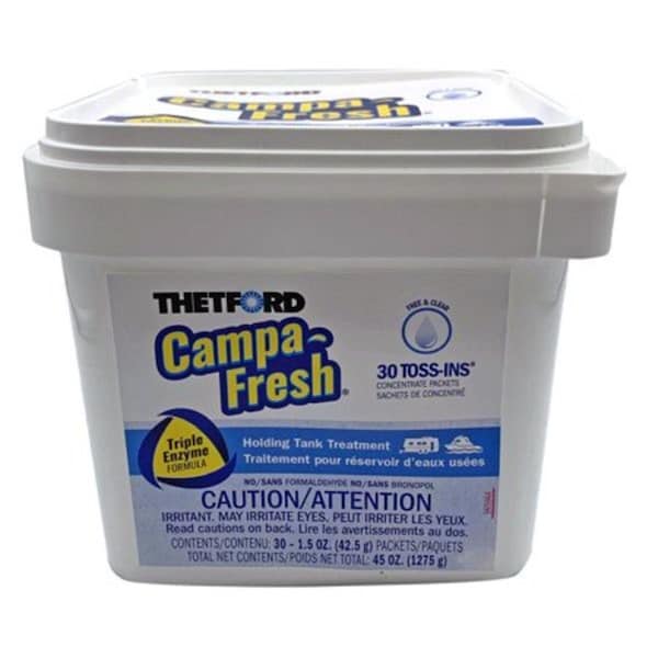 Thetford Thetford 96721 Campa-Fresh Free & Clear Toss-Ins Holding Tank Treatment, 30 Count - T6H_96721