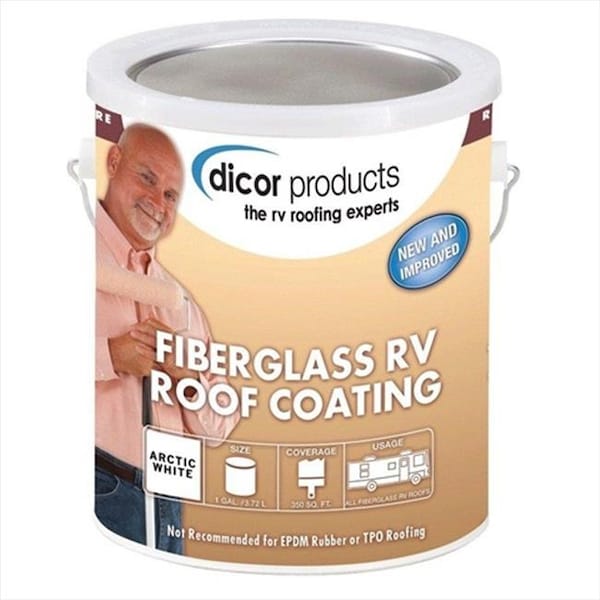 Dicor Corp DICOR CORP RPFRC1 1 Gallon Fiberglass RV Roof - D6J-RPFRC1