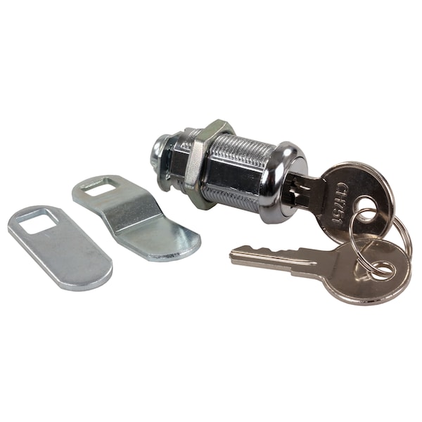 Jr Products JR Products 00325 Standard Compartment Door Key Lock - 1-1/8" - 00325