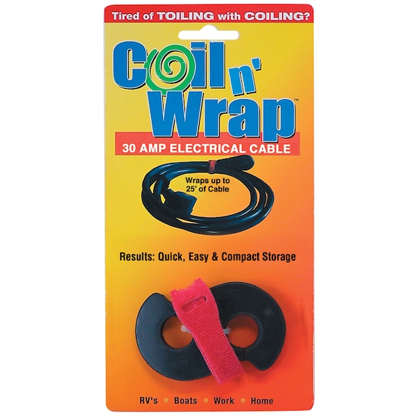Ap Products AP Products 006-4 Coil n' Wrap for Extension Cords - Fits 30 Gauge Cord - 006-4