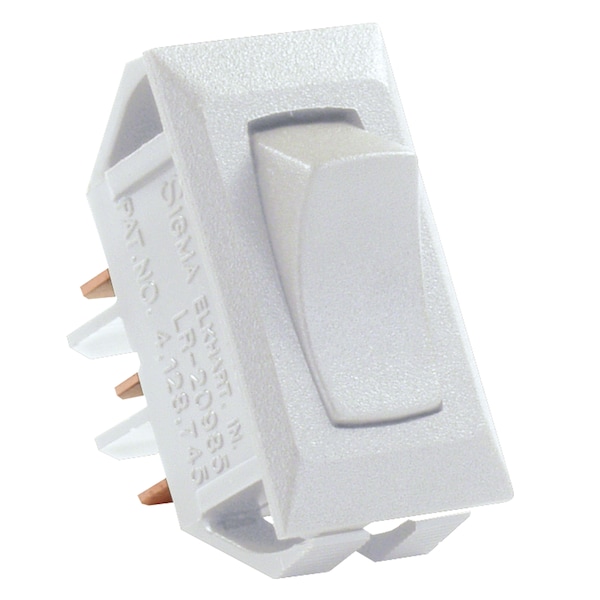 Jr Products JR Products 12635 On/On Switch - White - 12635