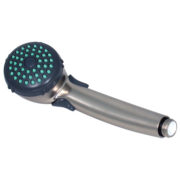 Valterra Phoenix Faucets PF276044 Single-Function Handheld Shower w Trickle Shut-Off-60" Vinyl Brushed Nickel - PF276044