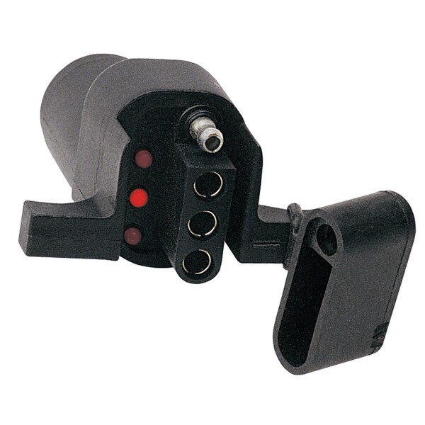 Hopkins Hopkins 47325 6-Way Round to 4-Way Flat LED Adapter - 47325