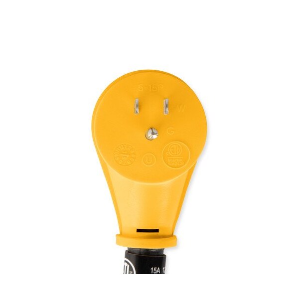 Camco 15M/30F AMP 12IN POWERGRIP DOGBONE 125V/1875W, 1/CARD, CCSAUS - 55163