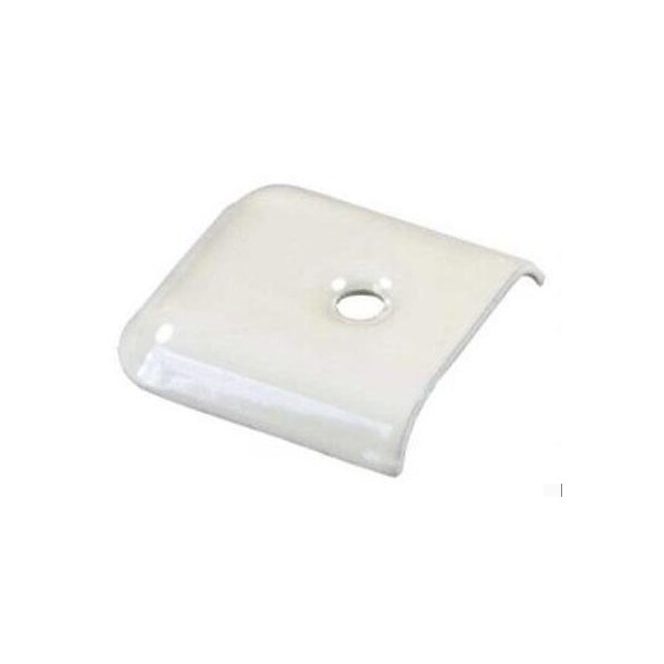 Jr Products VINYL END CAPS, METAL, PW - 49655