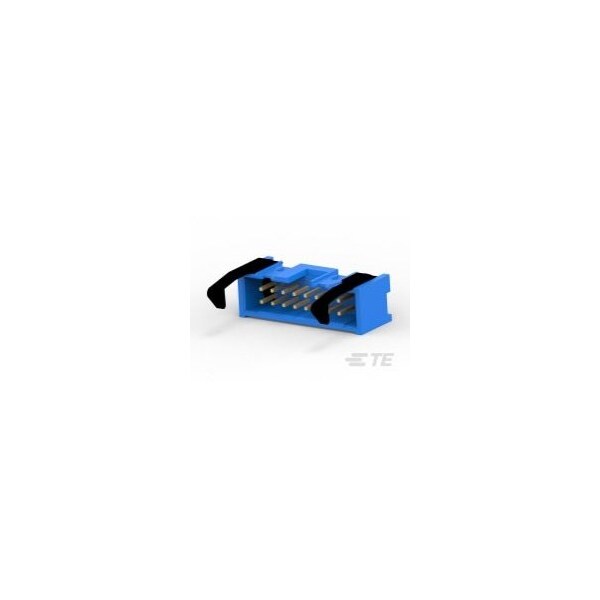 Te Connectivity IDC LOW PRO HDR 16P VERT LG LAT BLUE - 2-1761606-6