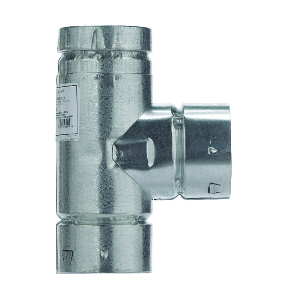 Selkirk Selkirk 3 in. X 3 in. X 3 in. Aluminum/Galvanized Steel Standard Gas Vent Tee - 183100