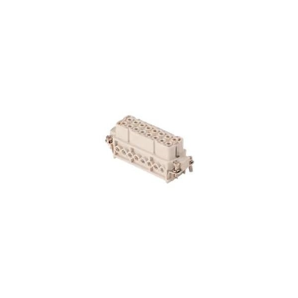 Molex Gwconnect Screw Terminal Insert, Female, 16-Pole, 16A, Numbered 1-16, With Wire Protection - 7216.4402.0