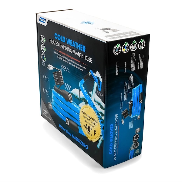 Camco HEATED DRINKING WATER HOSE -40, 12FT, 5/IN ID (E/F) CETLUS, LLC - 22920