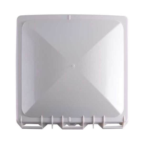 Superior Electric RV Trailer Vent Cover / Lid Fits for Jensen Metal Roof Vents - White - RVA1551W