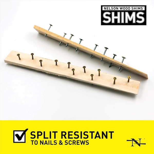 Nelson Shims Nelson 1.5 in. W X 12 in. L Wood Shim 42 pk - CSH12/42/12/48B