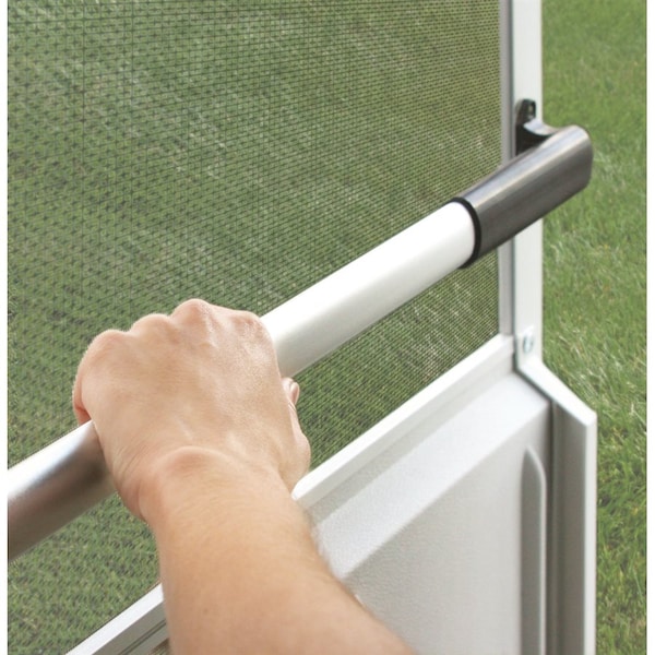 Camco RV SCREEN DOOR CROSS BAR, BLACK HANDLES - 42183