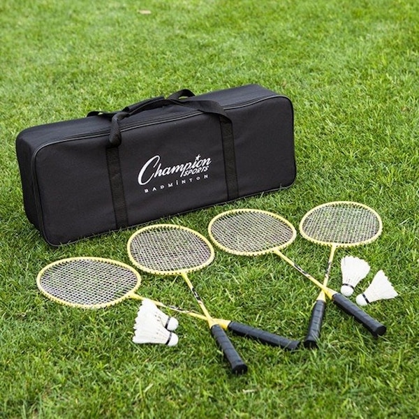 Champion Sports Deluxe Badminton Tournament Set In Case - CG203