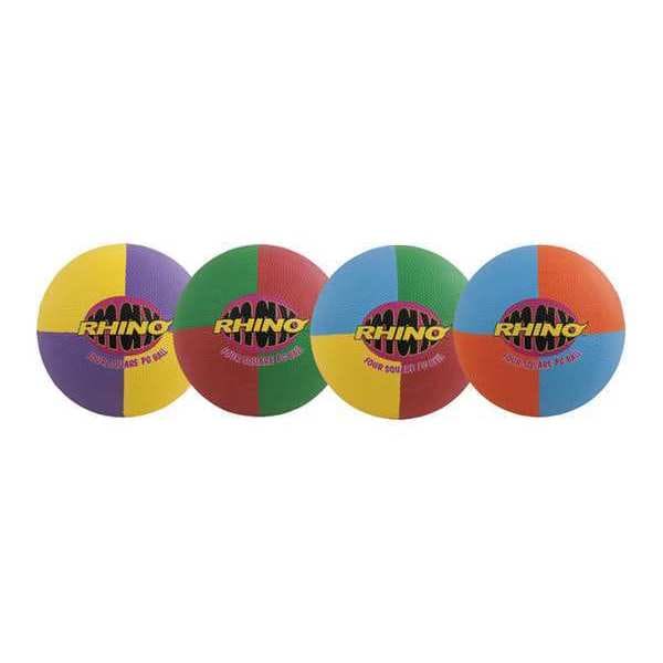 Champion Sports Rhino Skin Four Square Balls Set, PK4 - RMX4SET