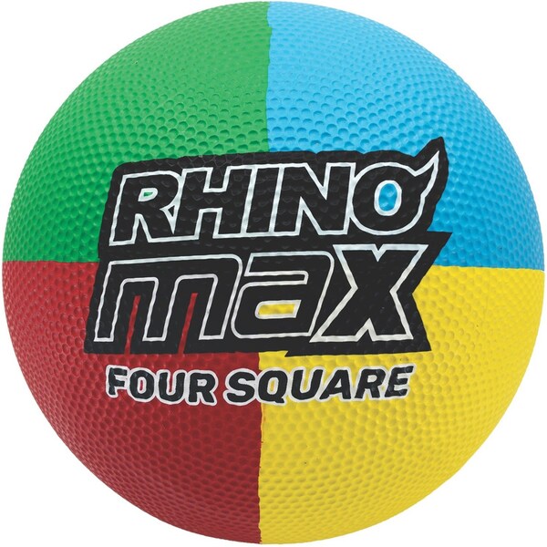 Champion Sports Rhino Skin Four Square Balls Set, PK4 - RMX4SET