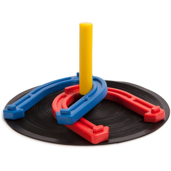 Champion Sports Sports Rubber Horseshoe Set, Indoor/Out - IHS1