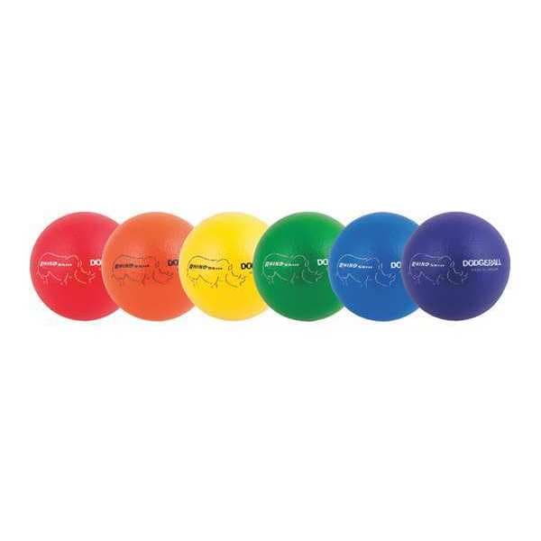 Champion Sports Rhino Skin LwBon DodgeBall, 7", Muti, PK6 - RXD7SET