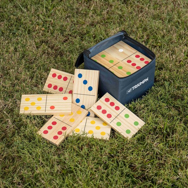 Triumph Wood Lawn 28-Piece Domino Set - 35-7331-3