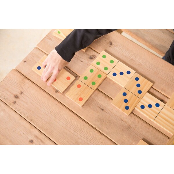 Triumph Wood Lawn 28-Piece Domino Set - 35-7331-3