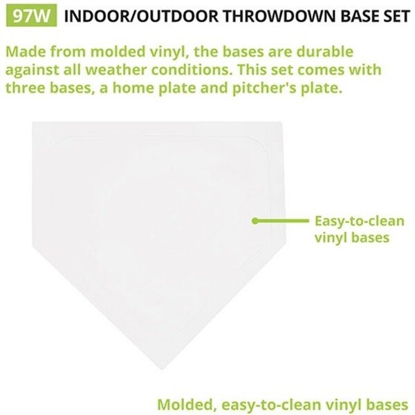 Champion Sports Indoor Outdoor Throwdown, White, PK5 - 97W