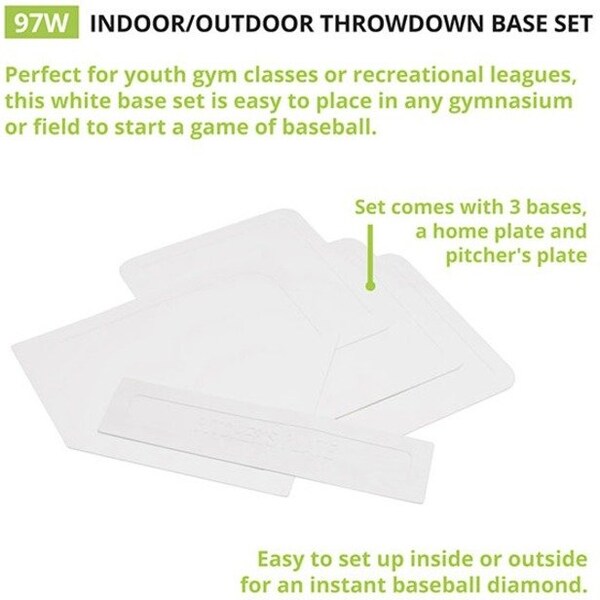 Champion Sports Indoor Outdoor Throwdown, White, PK5 - 97W