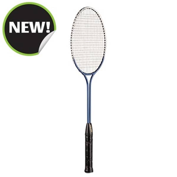 Perfectpitch All Steel Frame Badminton Racket - Black - 24in. x 8in. x 1in. - PE3359263