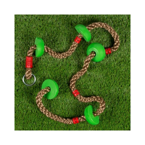 Toy Time Climbing Rope Knotted Tree Swing Ladder, Backyard Balance Equipment for Strength, Exercise, Boys/Girls - 815112WBO