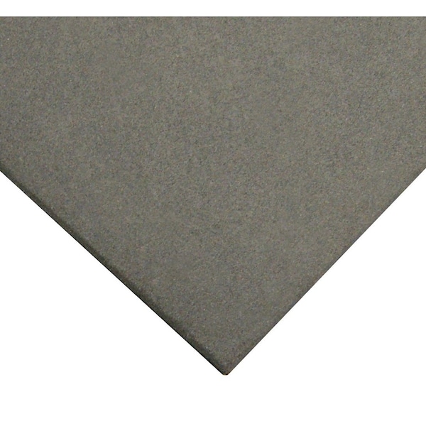 Rubber-Cal "Eco-Sport" Interlocking Tiles - 1 x 19.5 x 19.5 Inch - 5 Pack - 132 Square Feet Coverage - Coal - 03-209-CO-50PK