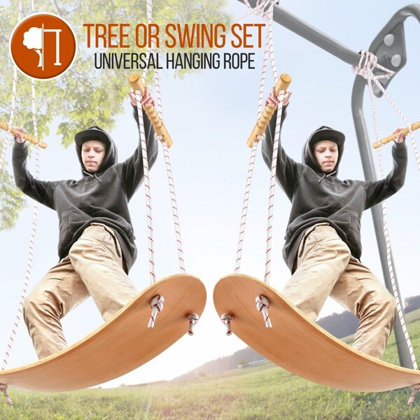 Serenelife Child & Adult Tree Swing - Outdoor Hanging Rope Swing Kit - SLSWNG250