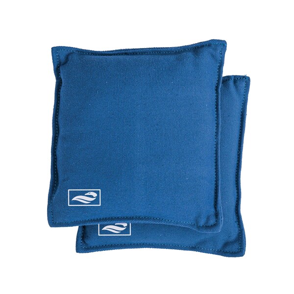 Triumph 16 oz. Canvas Duck Bean Bags with Tub, Blue, 4PK - 12-0055BL-3W