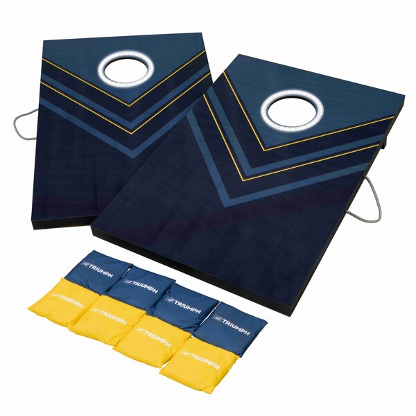 Triumph LED Blue and Yellow 2x3 Cornhole Set - 35-7350-3