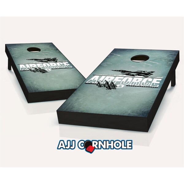 Mkf Collection By Mia K. Farrow AJJCornhole US Air Force Imprint Theme Cornhole Set with Bags - 8 x 24 x 48 in. - AJ12959