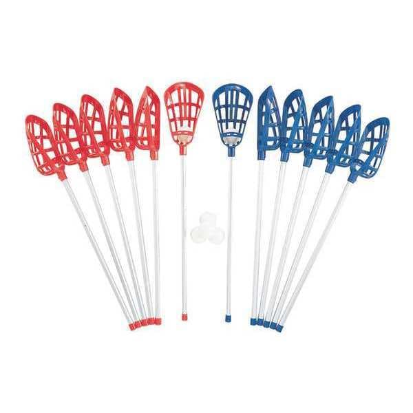 Champion Sports Soft Lacrosse Set, 12 Sticks, 6 Balls, PK18 - LAXSR