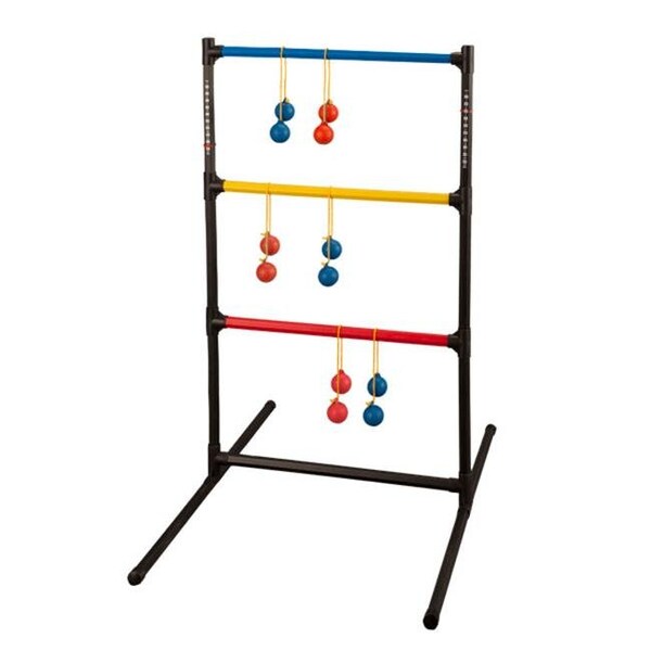 Perfectpitch Ladder Ball Golf Game Set; Red & Royal Blue & Black - PE213332