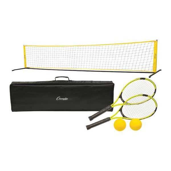 Champion Sports Tennis Net Set, 2 Rackets Balls, Net - PTNSET
