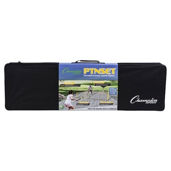 Champion Sports Tennis Net Set, 2 Rackets Balls, Net - PTNSET