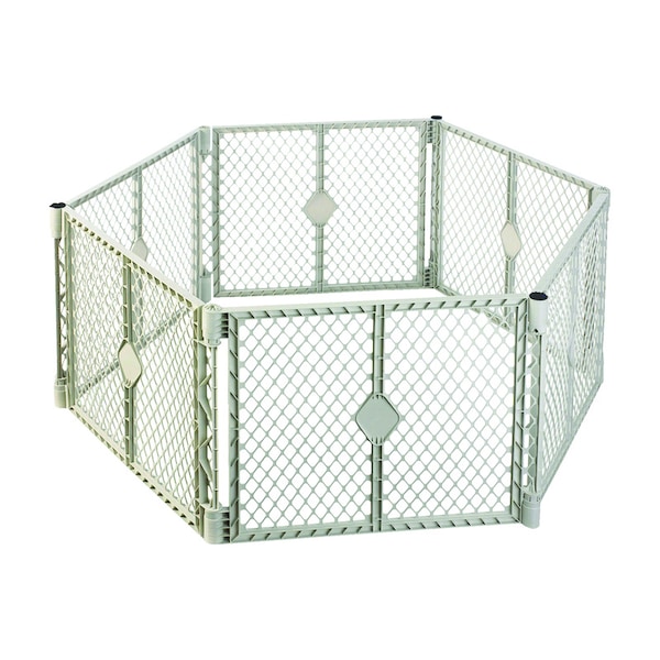 North States Industries North States Superyard Gray 26 in. H X 18.5 in. W Plastic Child Safety Gate - 8666