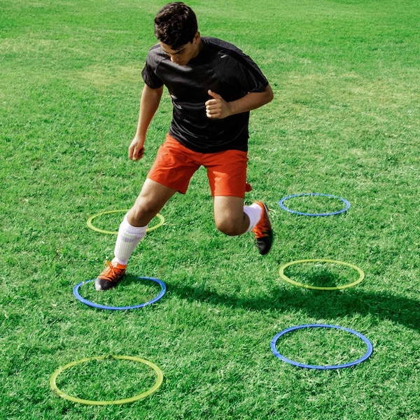 Champion Sports Training Speed Ring Set, 18", Colors, PK12 - SRG12