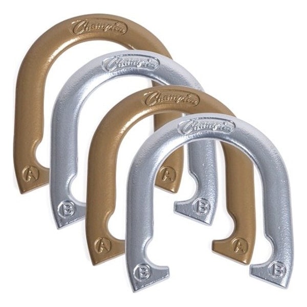 Champion Sports Deluxe Steel Horseshoe Tournament Set - CG205