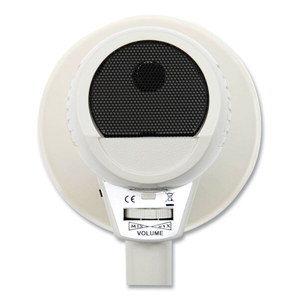 Champion Sports Megaphone, 4 W to 8 W, 400 yds Range, White - MP4W